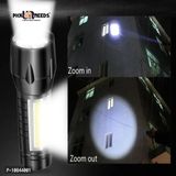 Zoomable Waterproof Torchlight Led 2in 1 3 Model Waterproof Rechargeable Led Zoomable Metal 7w Torch