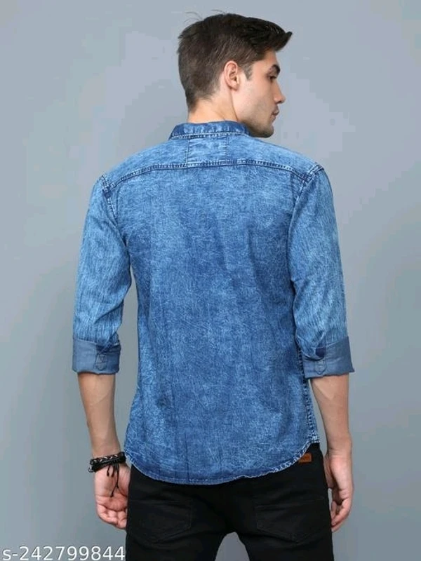 Denim Shirt For Men - L