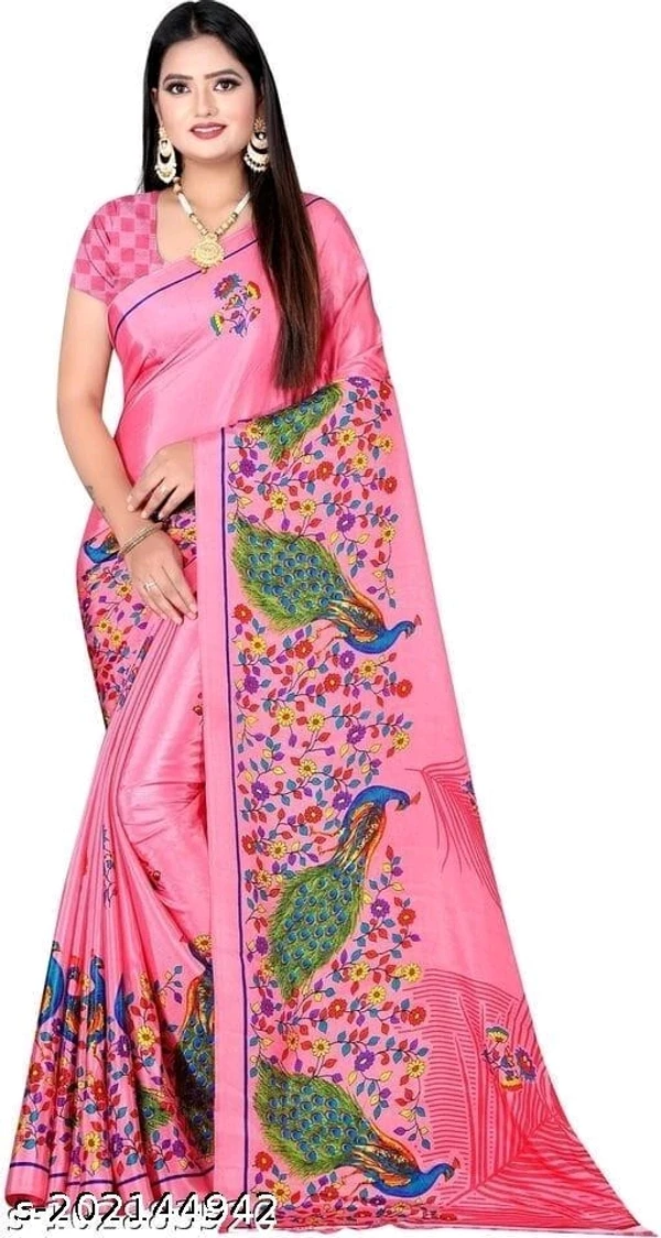 Beautiful Crepe Saree With Running Blouse 