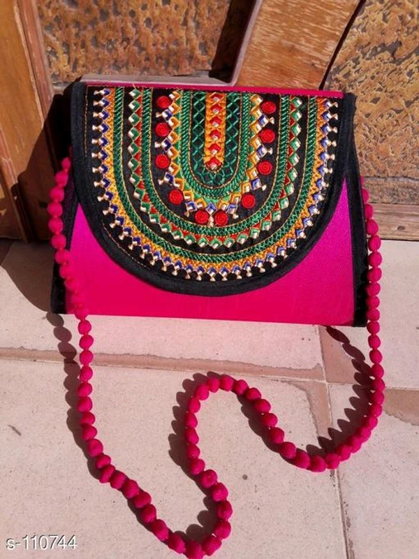 Attractive Woman's Multicolor Slingbag 