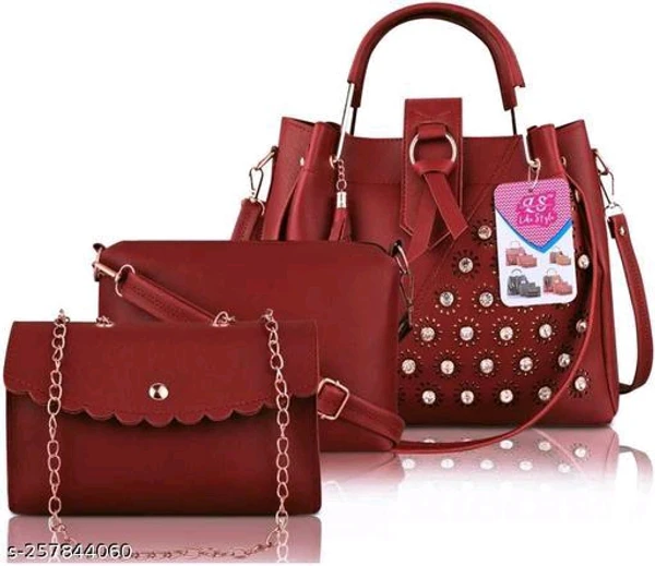 Handbag Combo Bags New Stylish Design Women & Girls Stylish Handbag 