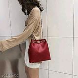 Women Maroon Shoulder Bag - Extra Spacious Pack Of 1pc