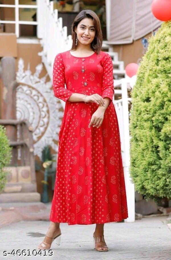 Bantia Voguish Kurtis - XL, Red