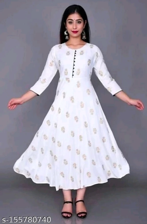 Sanwariya Enterprisesss Avery Beautiful Rayon Sawan Lehriya Kurti  - M