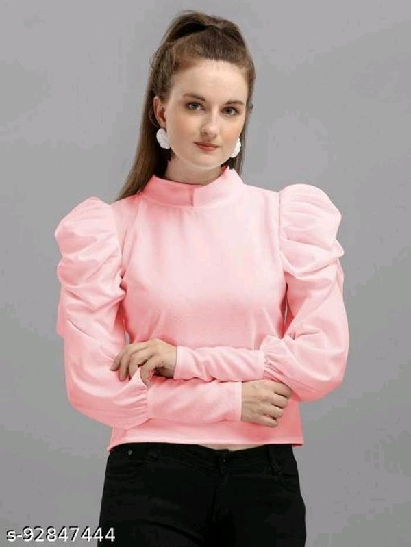 Puff Sleev Top For Women And Girls - M