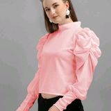 Puff Sleev Top For Women And Girls - M