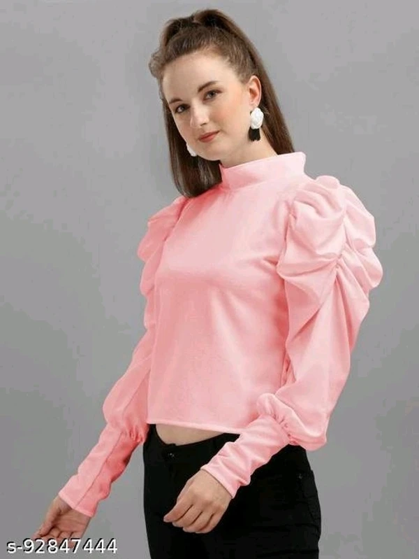 Puff Sleev Top For Women And Girls - L