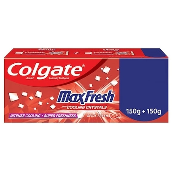 Colgate Max Fresh Spicy Fresh Red Gel Toothpaste 2×150gm