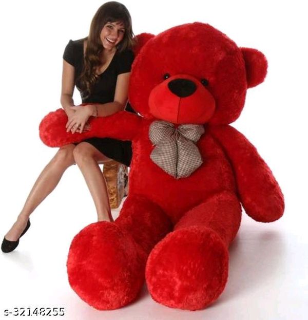 3 Feet Red Teddy Bear Very Cute Love Teddy Bear - 90 Cm(red)