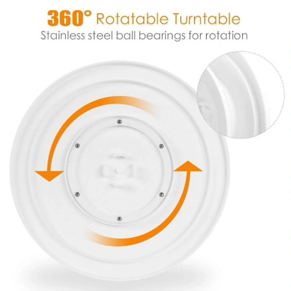 360 Degree Cake Turn Table Decorating Stand (28CM) - 29 x 7.5 x 28.5 Centimeters, Multicolor, Plastic