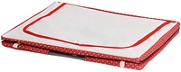 Steel frame Double Opening Zipped Storage Organiser bag (72 LTR, 1 piece) - 50 x 40 x 36 cm, Multicolor, OXFORD 600D