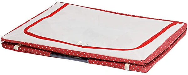 Steel frame Double Opening Zipped Storage Organiser bag (72 LTR, 1 piece) - 50 x 40 x 36 cm, Multicolor, OXFORD 600D