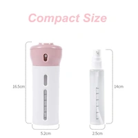 4 in 1 Travel Dispenser Bottle Set - 16.5cm x 5.2cm, Multi Color, Plastic