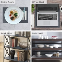 Anti Slip Mat Sheet for Fridge, Bathroom, Kitchen, Drawer, Shelf Liner - 45 cm x 125 cm, Grey, PVC