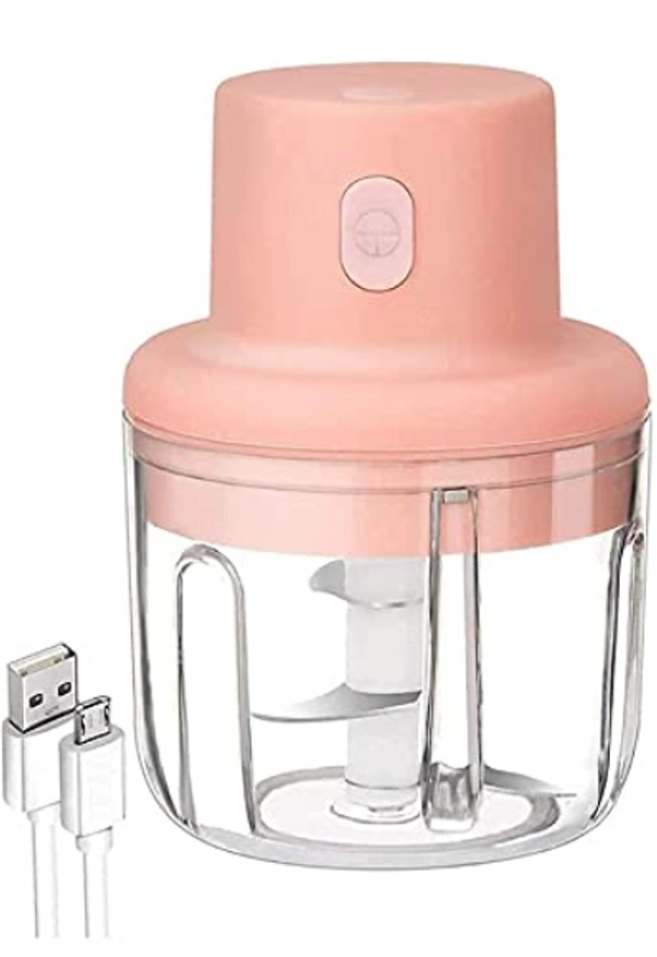 Electric Garlic Crusher Machine 250 ml - 20 x 20 x 20 cm, Multi Color