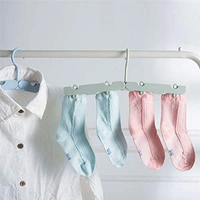 Portable Travel Folding Clothes Hangers - 31 x 2 x 12 cm, Multi Color, ABS Plastic