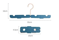 Portable Travel Folding Clothes Hangers - 31 x 2 x 12 cm, Multi Color, ABS Plastic