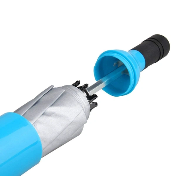 UV Protection, Rain, Windproof Double Layer Umbrella with Bottle Cover - Multi Color, Nylon, Frame Material: Aluminum