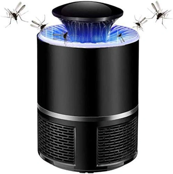 USB Powered Electronic LED Mosquito Killer Machine Lamp - Black