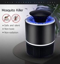 USB Powered Electronic LED Mosquito Killer Machine Lamp - Black