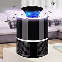 USB Powered Electronic LED Mosquito Killer Machine Lamp - Black