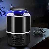 USB Powered Electronic LED Mosquito Killer Machine Lamp - Black