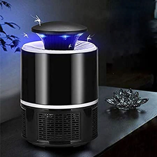 USB Powered Electronic LED Mosquito Killer Machine Lamp - Black
