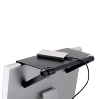 TV Screen - Foldable Top Storage Stand Shelf - Black, ABS Plastic