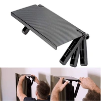 TV Screen - Foldable Top Storage Stand Shelf - Black, ABS Plastic