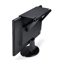 TV Screen - Foldable Top Storage Stand Shelf - Black, ABS Plastic