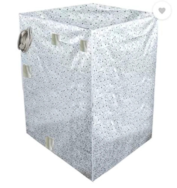 Front Load Washing Machine Cover for 5.5 Kg 6 Kg & 6.5 Kg - 50 cm X 63 cm X 81cm, Multi Colpr