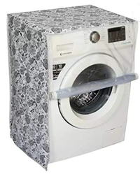 Front Load Washing Machine Cover for 5.5 Kg 6 Kg & 6.5 Kg - 50 cm X 63 cm X 81cm, Multi Colpr