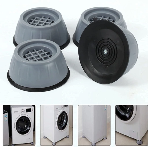 Anti Vibration Pads for Washing Machine and Dryer - Universal Size - 8.8 cm x 3.8 cm, Multi Color