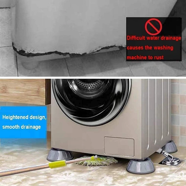 Anti Vibration Pads for Washing Machine and Dryer - Universal Size - 8.8 cm x 3.8 cm, Multi Color