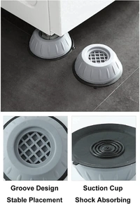 Anti Vibration Pads for Washing Machine and Dryer - Universal Size - 8.8 cm x 3.8 cm, Multi Color