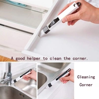 Corners & Edges Window, Keyboard Dust Cleaning Brush with Mini Dustpan - 18.5 cm x 2 cm, Multi Color, Plastic