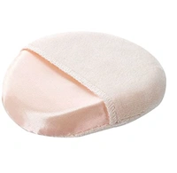 Soft Cotton Powder, Cosmetic Foundation Foam Puff - 7 x 7 x 1.5 cm, Beige, Soft Cotton and Sponges