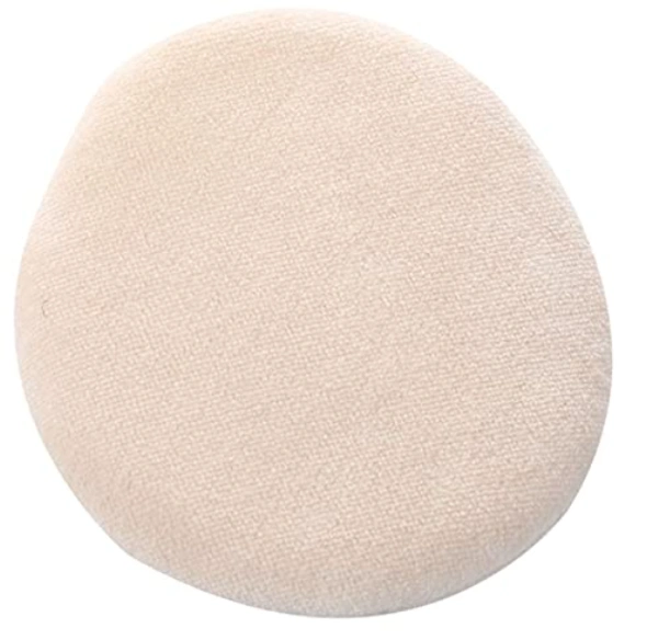 Soft Cotton Powder, Cosmetic Foundation Foam Puff - 7 x 7 x 1.5 cm, Beige, Soft Cotton and Sponges