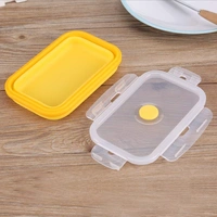 Silicone Foldable Lunch Box Small - 800ml - 800 ml, Multi Color, Silicon