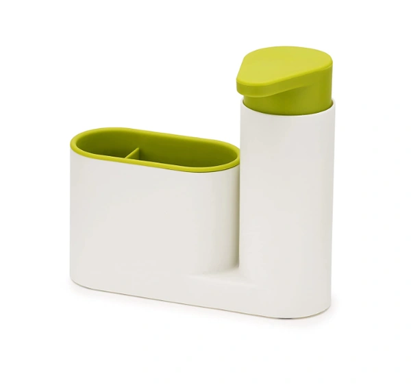 Sink Tidy Set Self Draining Organizer - L = 18 cm x W = 6 cm x H = 16 cm, Multi Color, ABS Plastic