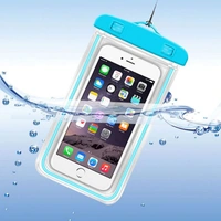 Waterproof 6.5 inch Mobile Cover Pouch - Transparent, Polyvinyl Chloride