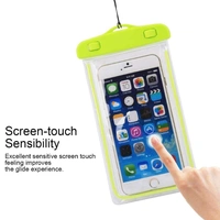 Waterproof 6.5 inch Mobile Cover Pouch - Transparent, Polyvinyl Chloride