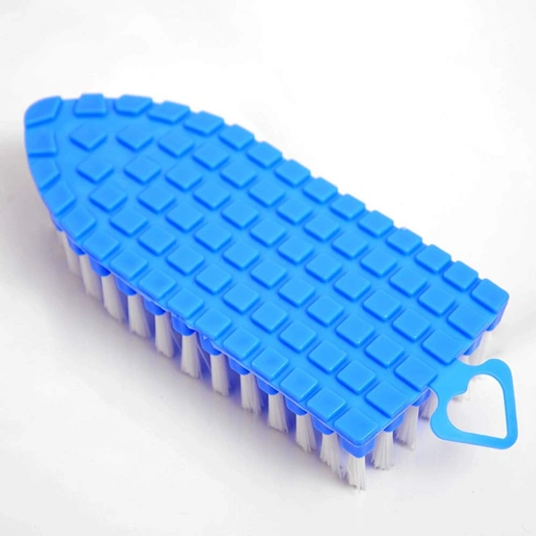 Flexible Plastic Cleaning Brush for Home, Kitchen and Bathroom - Multi Color, Silicon