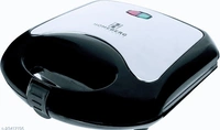 Stylolook Homeberg Homeberg Nonstick Coated 2 Side Sandwich Maker 750W HST615 - Multicolour, Free