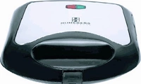 Stylolook Homeberg Homeberg Nonstick Coated 2 Side Sandwich Maker 750W HST615 - Multicolour, Free