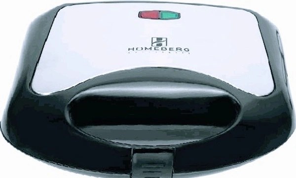 Stylolook Homeberg Homeberg Nonstick Coated 2 Side Sandwich Maker 750W HST615 - Multicolour, Free
