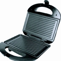 Stylolook Homeberg Homeberg Nonstick Coated 2 Side Sandwich Maker 750W HST615 - Multicolour, Free