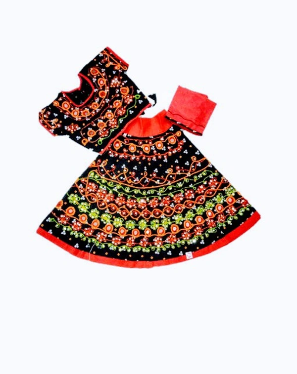 Stylolook Çotton Kumkum Lehanga Cholli For Girls Above 7 To13 Years - Multicolour, All