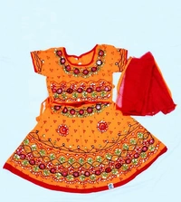 Stylolook Çotton Kumkum Lehanga Cholli For Girls Above 7 To13 Years - Multicolour, All
