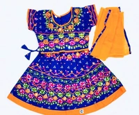 Stylolook Çotton Kumkum Lehanga Cholli For Girls Above 7 To13 Years - Multicolour, All